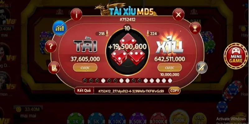 Vì sao tài xỉu MD5 789club thu hút người chơi?